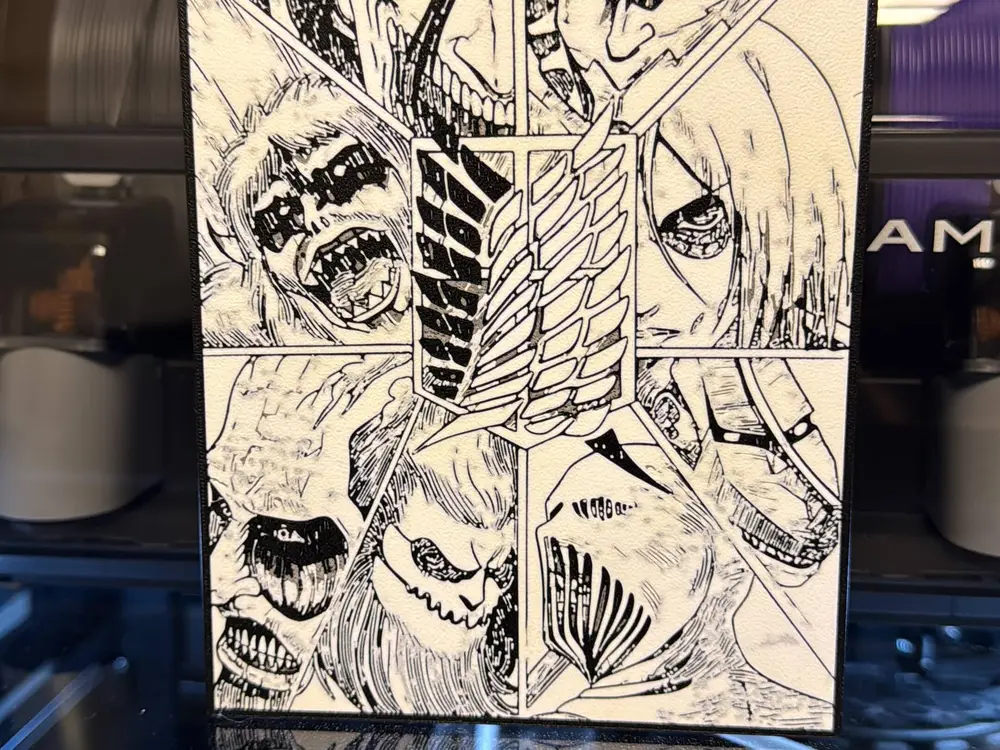 Attack on Titan Lichtbox