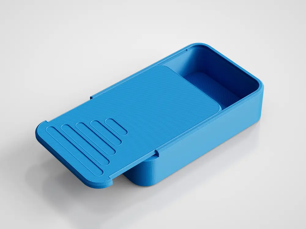 Box With Sliding Lid - 80x50mm