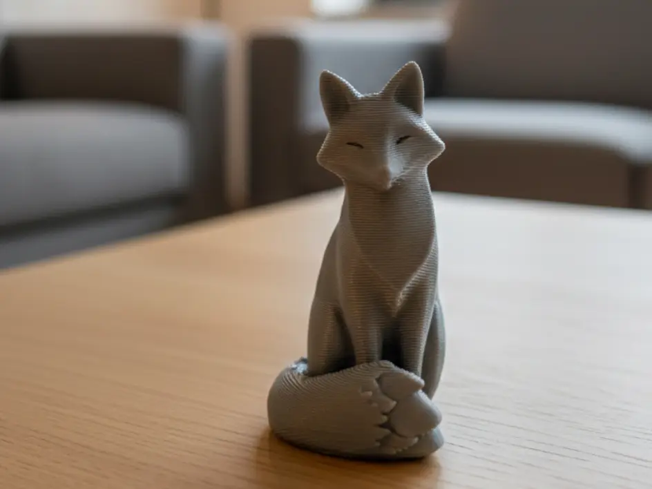 Elegant Fox – Minimalist Sculpture