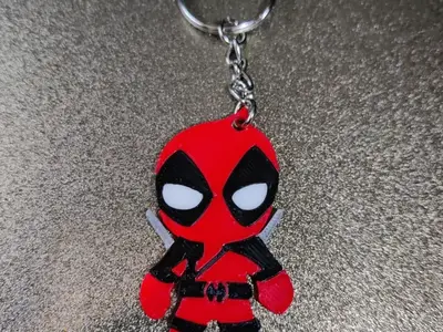 Deadpool keyring