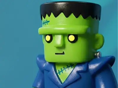 Cartoon Frankenstein – Fun Halloween Figure