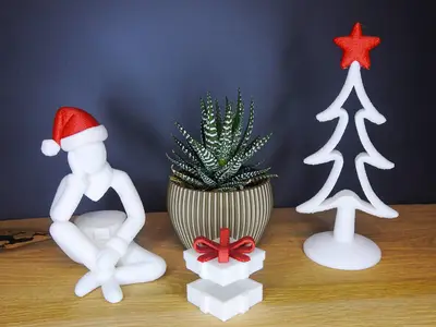 Xmas hollow figure set