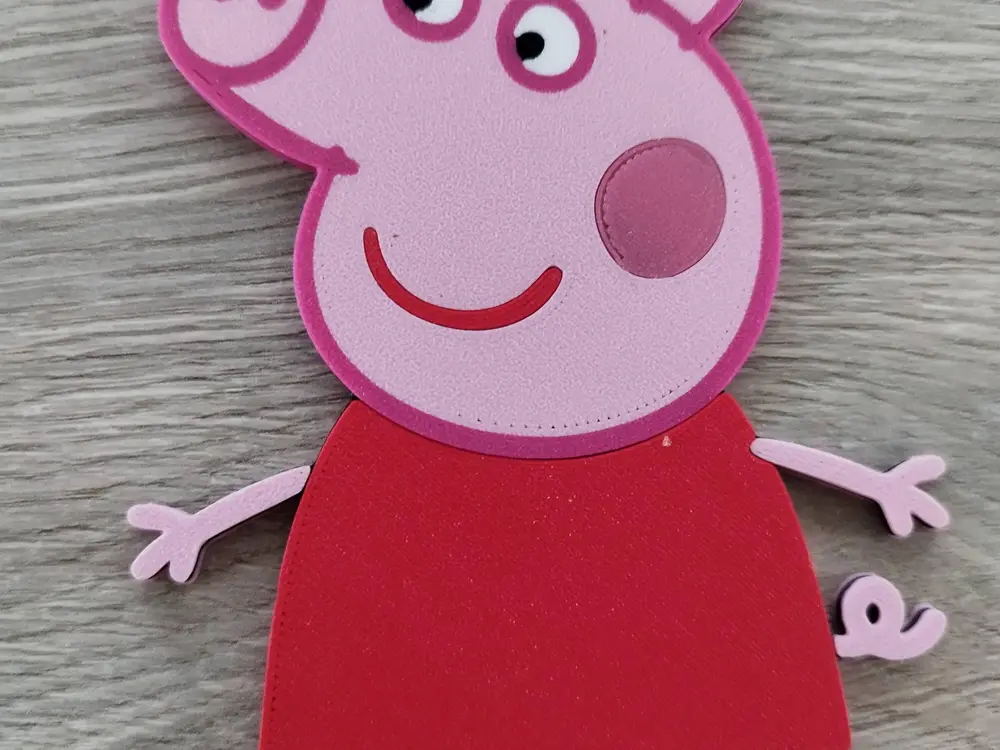 Peppa Pig - bilateral 2D model - need glue