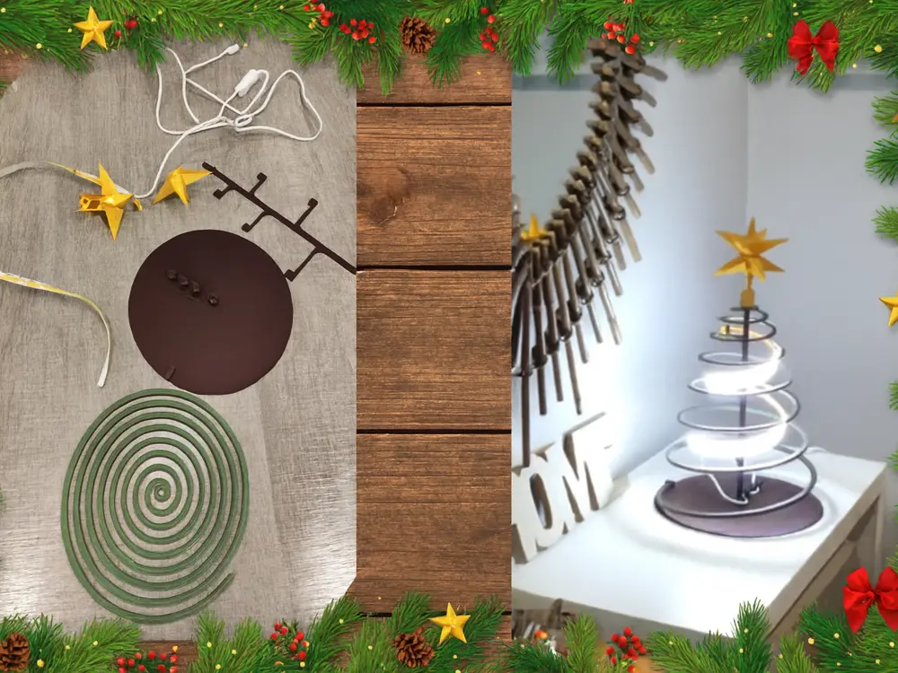 Foldable LED Christmas Tree