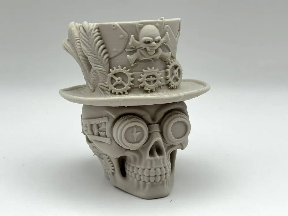 Steampunk Skull with Top Hat