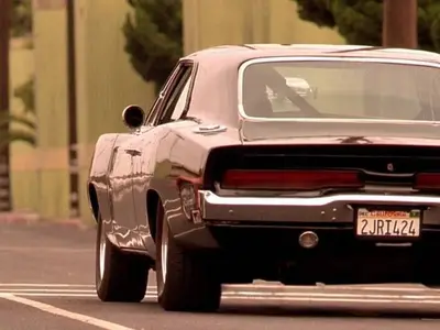toretto charger license plate