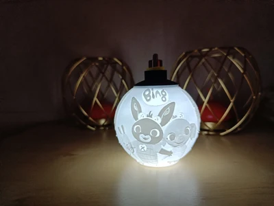 Bing Christmas Lithophane Ball