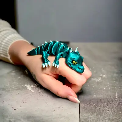 The Lizard-dragon evileye flexible multi color