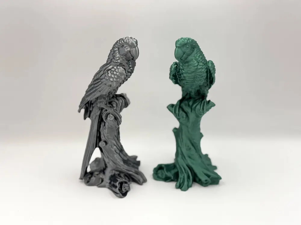 Perched Parrot Decoration