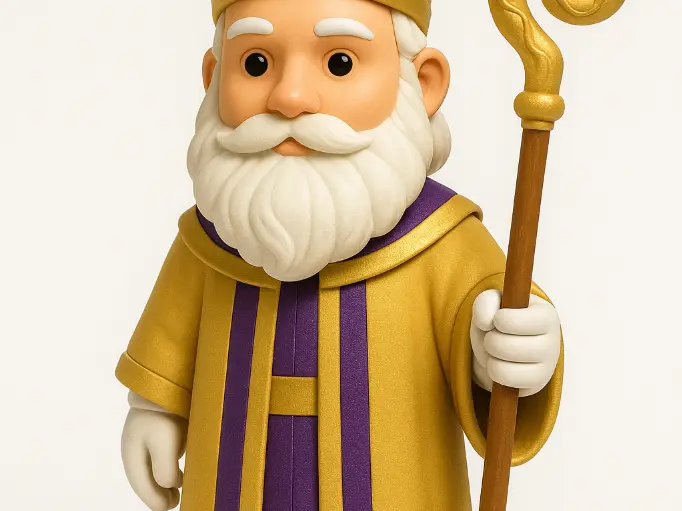 Nikolaus Minifigure Xmas Decoration