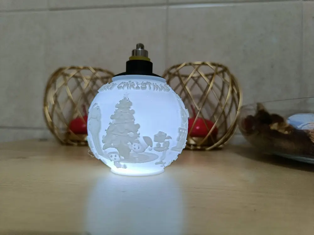 Pocoyo Christmas Lithophane ball