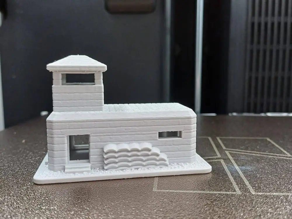 Frontline Bunker Outpost with Watchtower