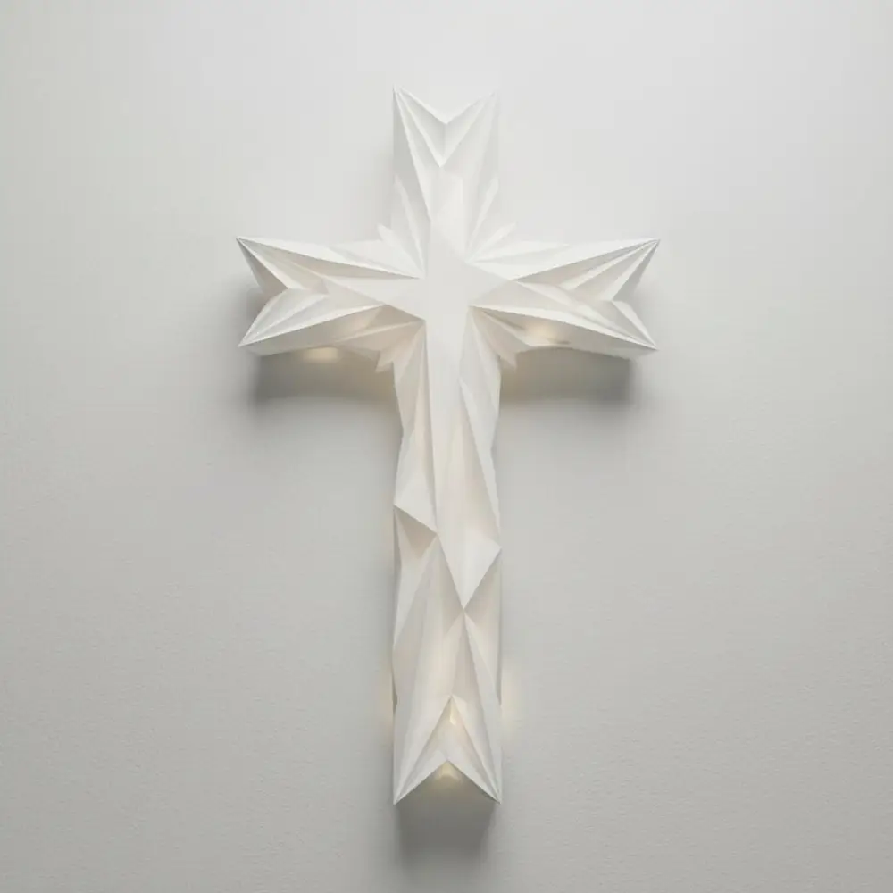 Abstract christian cross