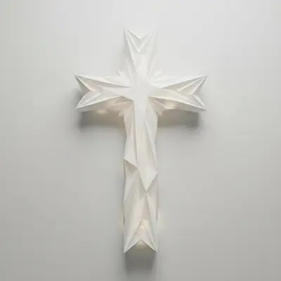 Abstract christian cross