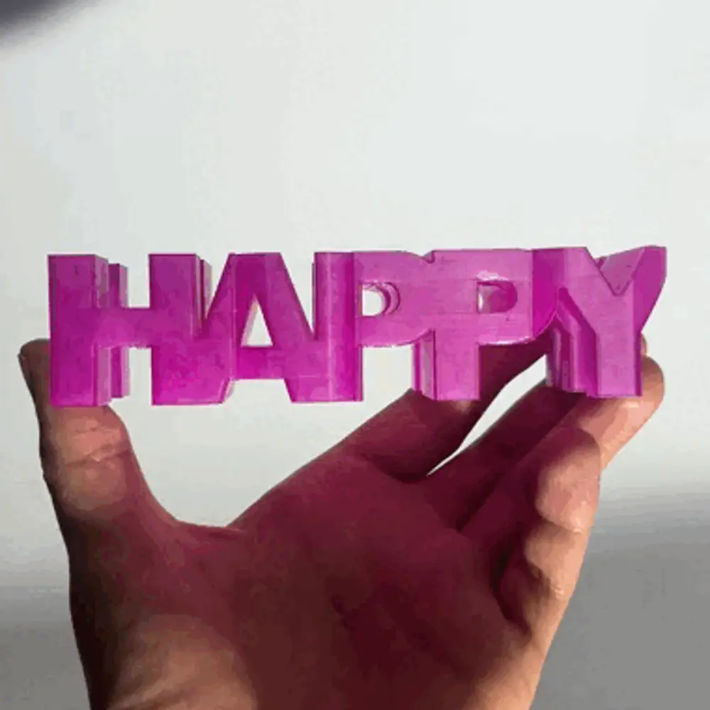 Happy 2026 text-flip