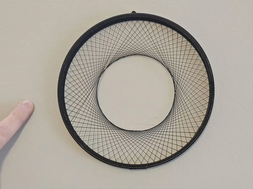Wall Mounted Suspended Filament Vortex
