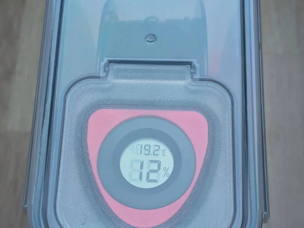 Cereal Box "Kichly" insert for round Hygrometer