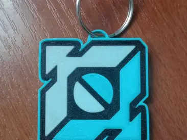 Guitar Hero Styles Cube Keychain