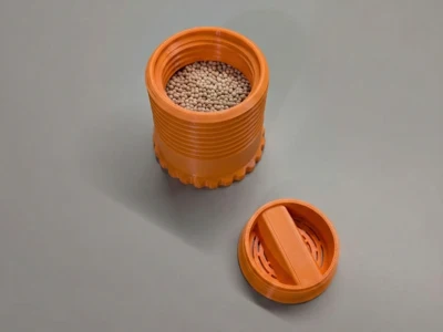 Silica Gel Screw Cartridge for Reusable Spools (Width & Diameter adj ACE compatible)
