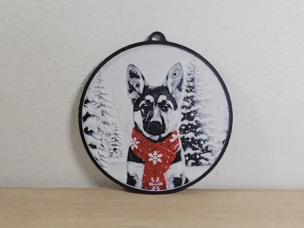 German Shepherd ornament