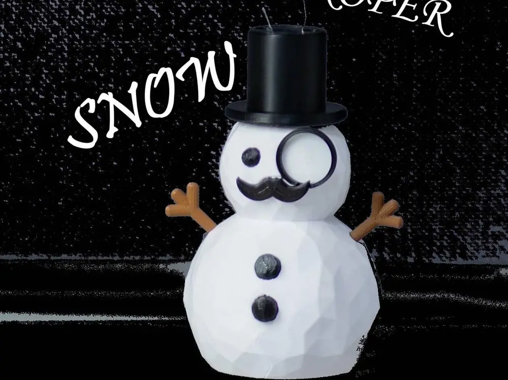 Snowman Ornament - No AMS/MMU required