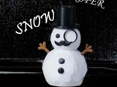 Snowman Ornament - No AMS/MMU required