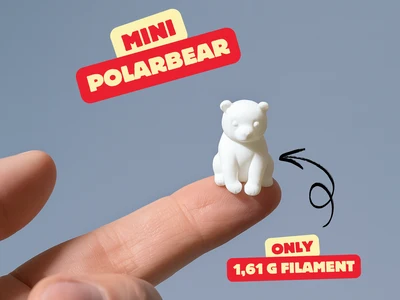MINI POLAR BEAR / CHRISTMAS MINI FIGURE