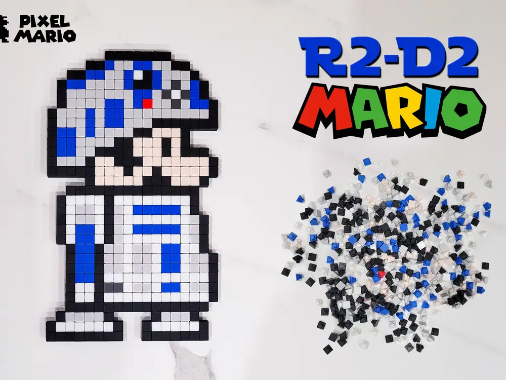 Pixel Mario – R2-D2 Edition