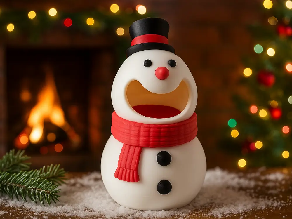 Snowman Candy Holder – Cute Christmas Treat Box