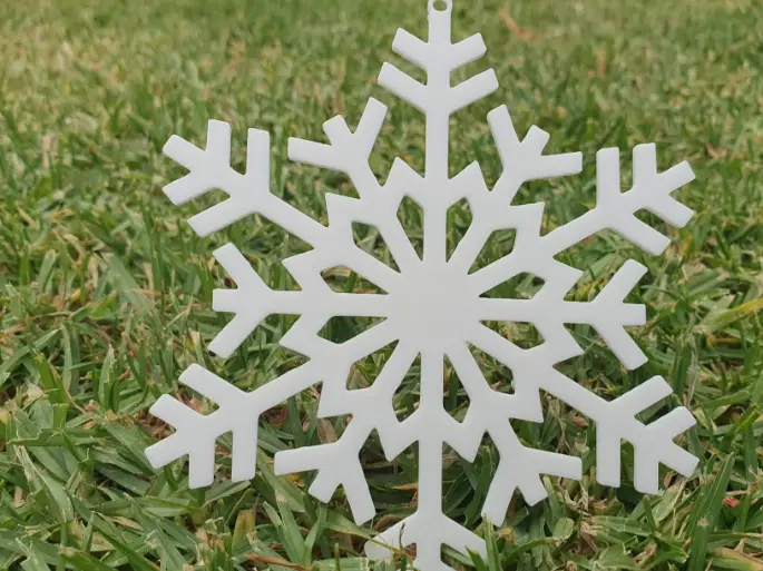 Adorno de copo de nieve de Navidad 8