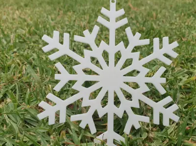 Adorno de copo de nieve de Navidad 8