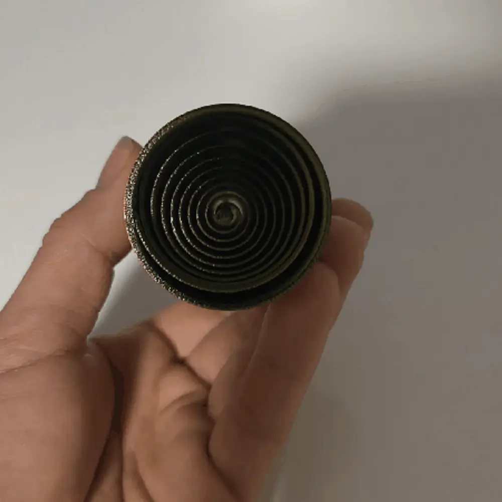 Spiral burst fidget toy