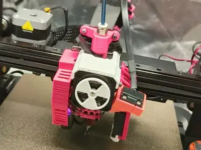Adapteded motor cover for ender 3 ve se