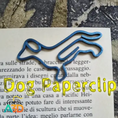 Dog Paperclip 2min print