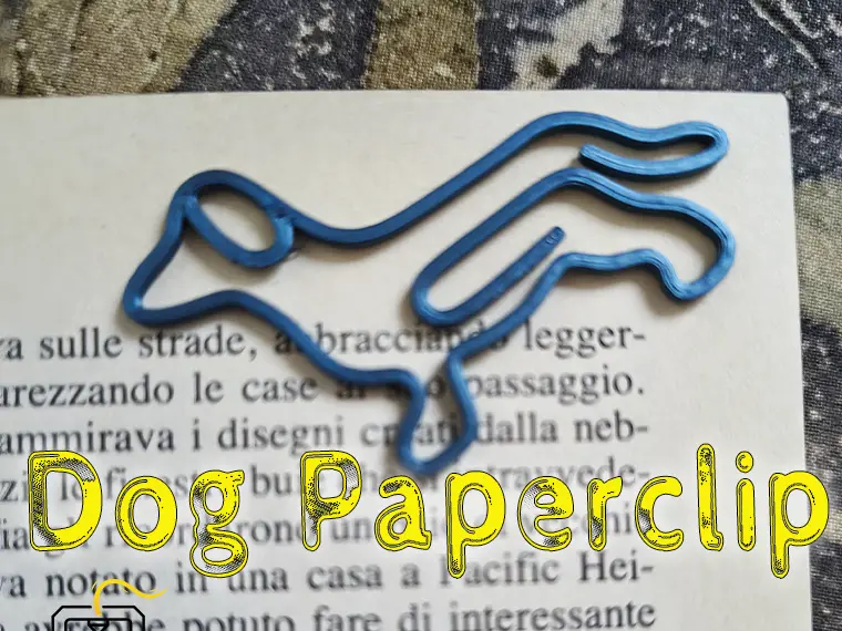Dog Paperclip 2min print