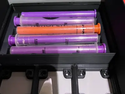 Calpol / Nurofen syringe Gridfinity tray