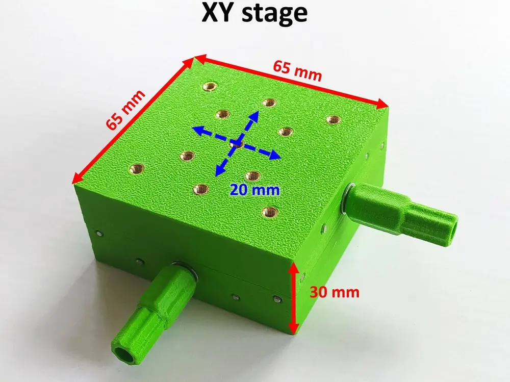 Two axis printed linear stage
