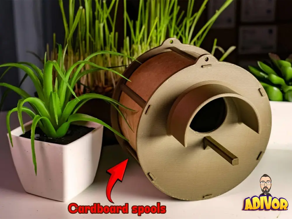 Birdhouse Cardboard Spool