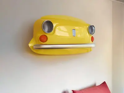 Vintage Fiat 500 front end - Wall art