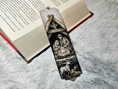 Nativity - Christmas Bookmark