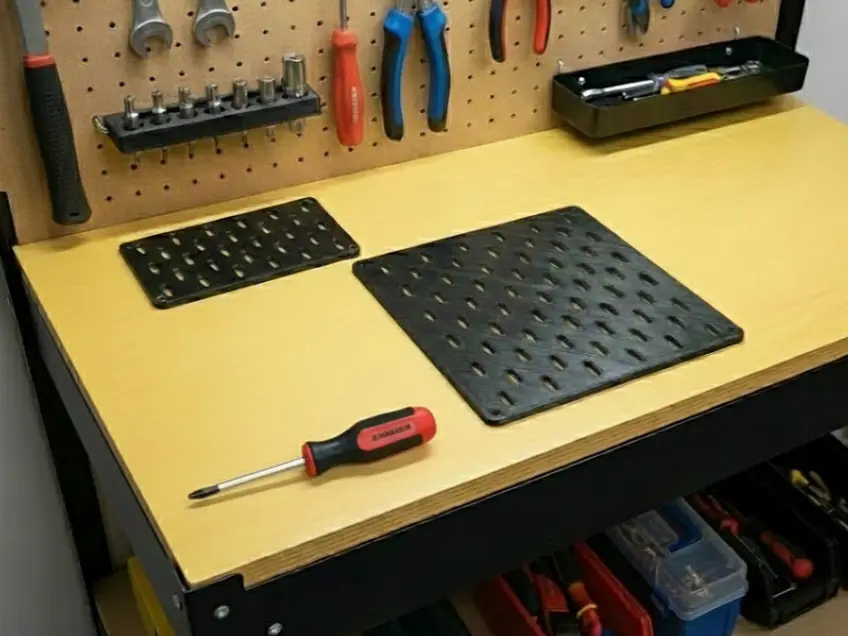 IKEA SKADIS Compatible Modular Pegboard - Printable Panels (Various Sizes) - fixing holes