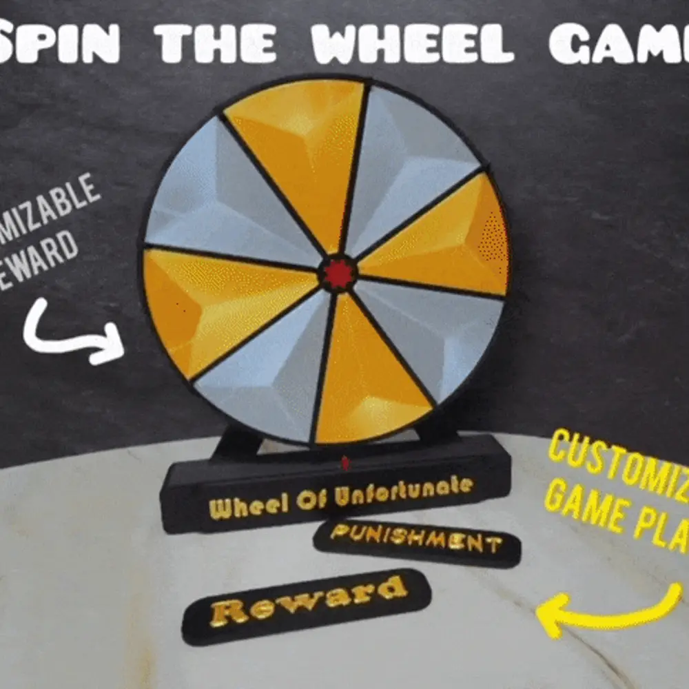 Spin The Wheel Game (customizable)