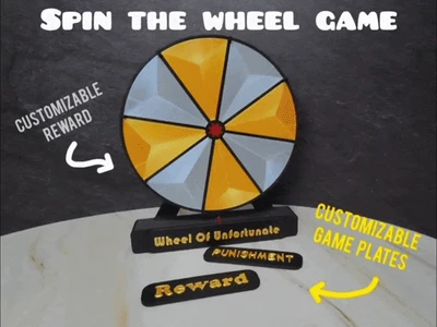 Spin The Wheel Game (customizable)