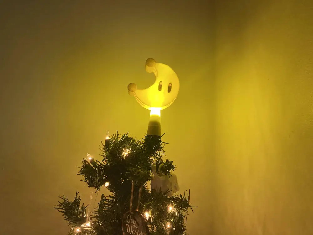 Power Moon Christmas Tree Star
