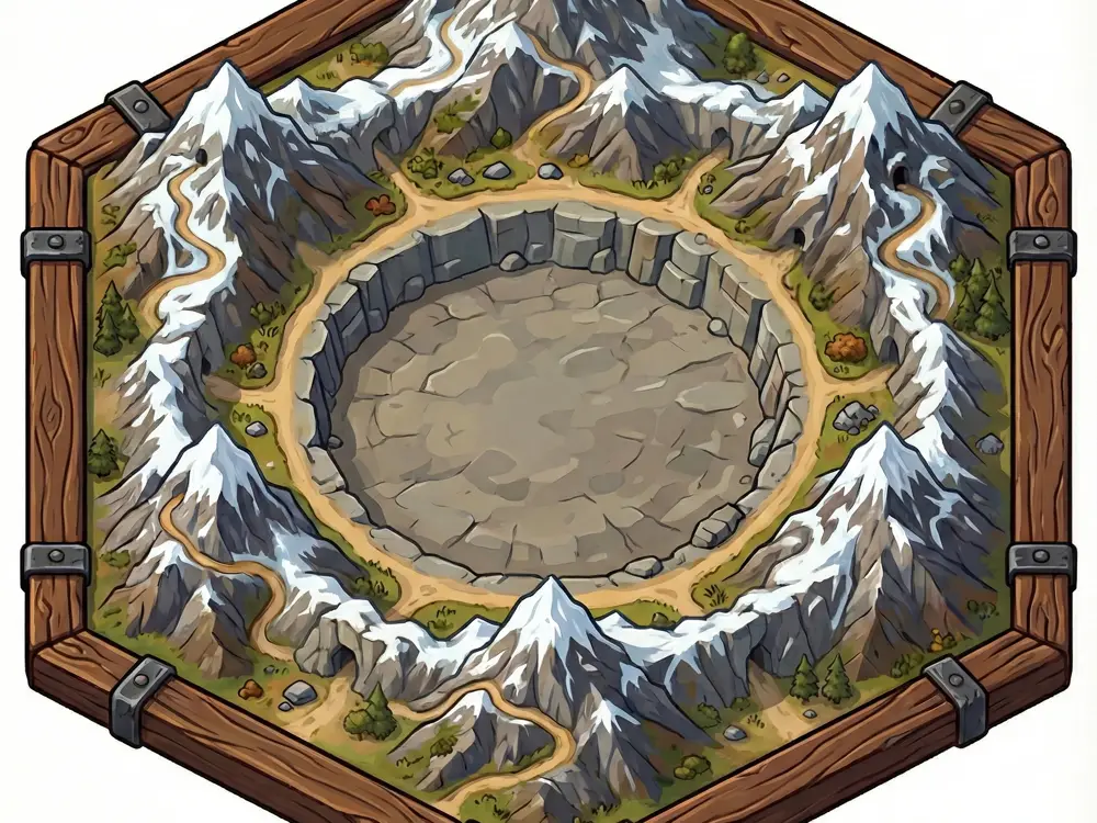 Catan Boardgame Stone tile