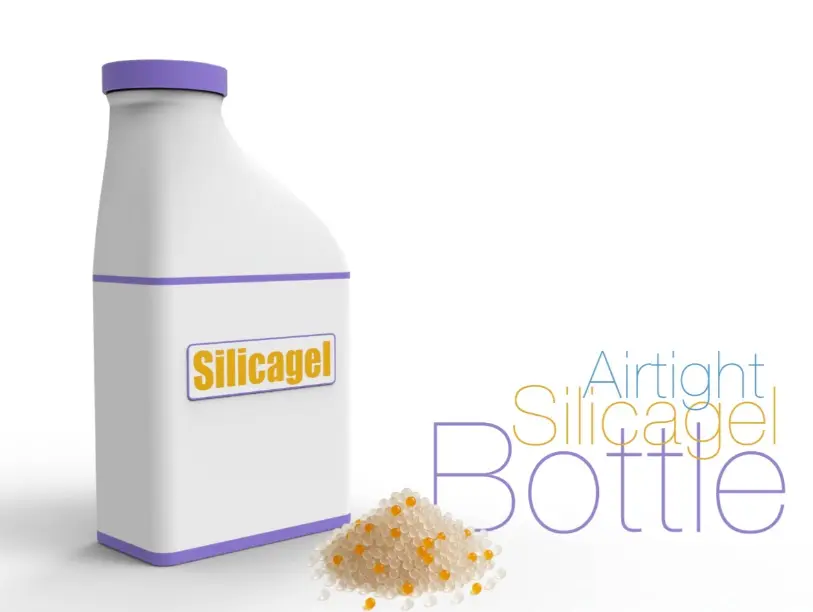 Botella Hermética para Gel de Sílice