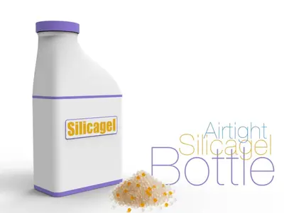 Botella Hermética para Gel de Sílice