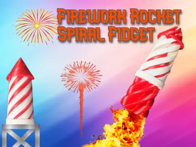Firework Rocket Spiral Fidget