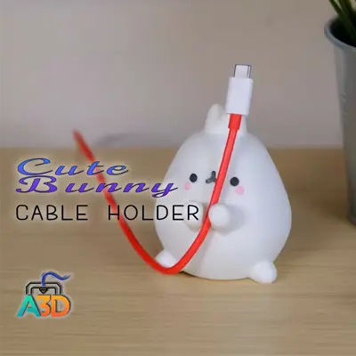 🐰Cute Bunny Cable Holder🐰