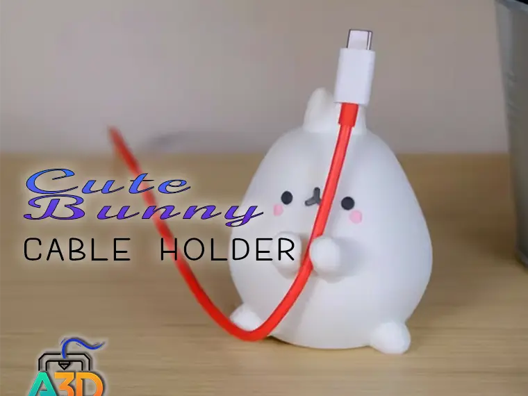 🐰Cute Bunny Cable Holder🐰